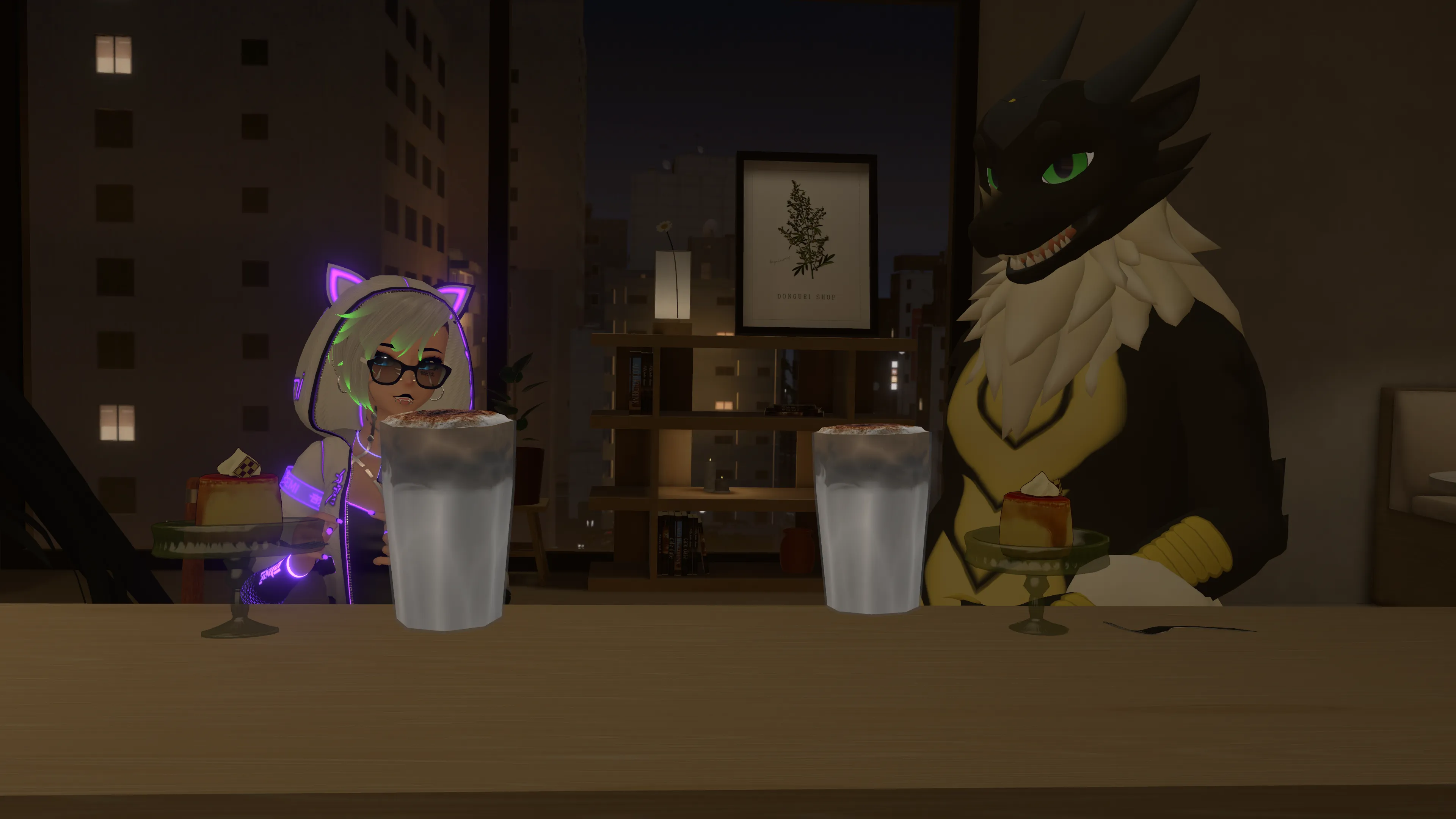 いろんなお客さんがいます。人、人っぽいの、ドラゴン、ネズミ、小さき生き物、謎の鳥などなど