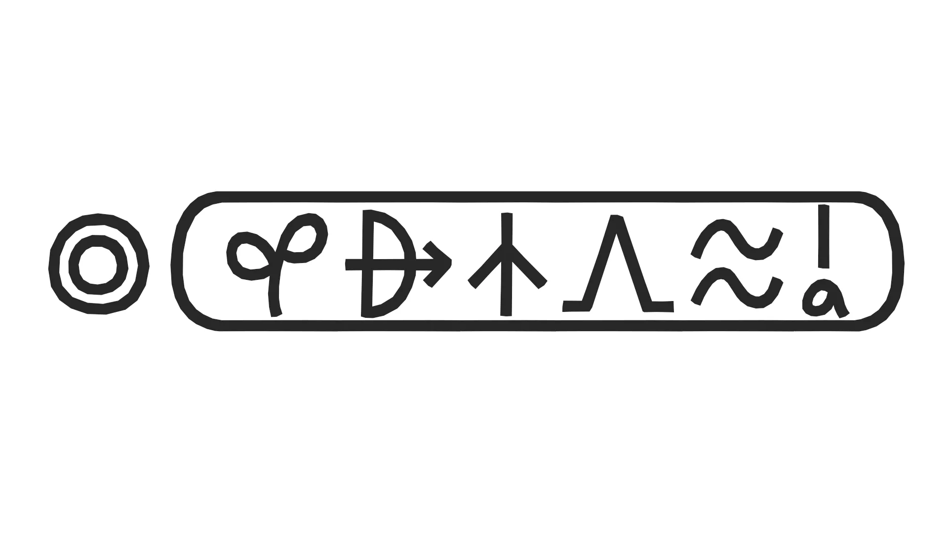 例 “ma Kanata”(puより引用) それぞれのaに別のsitelen ponaを用いている