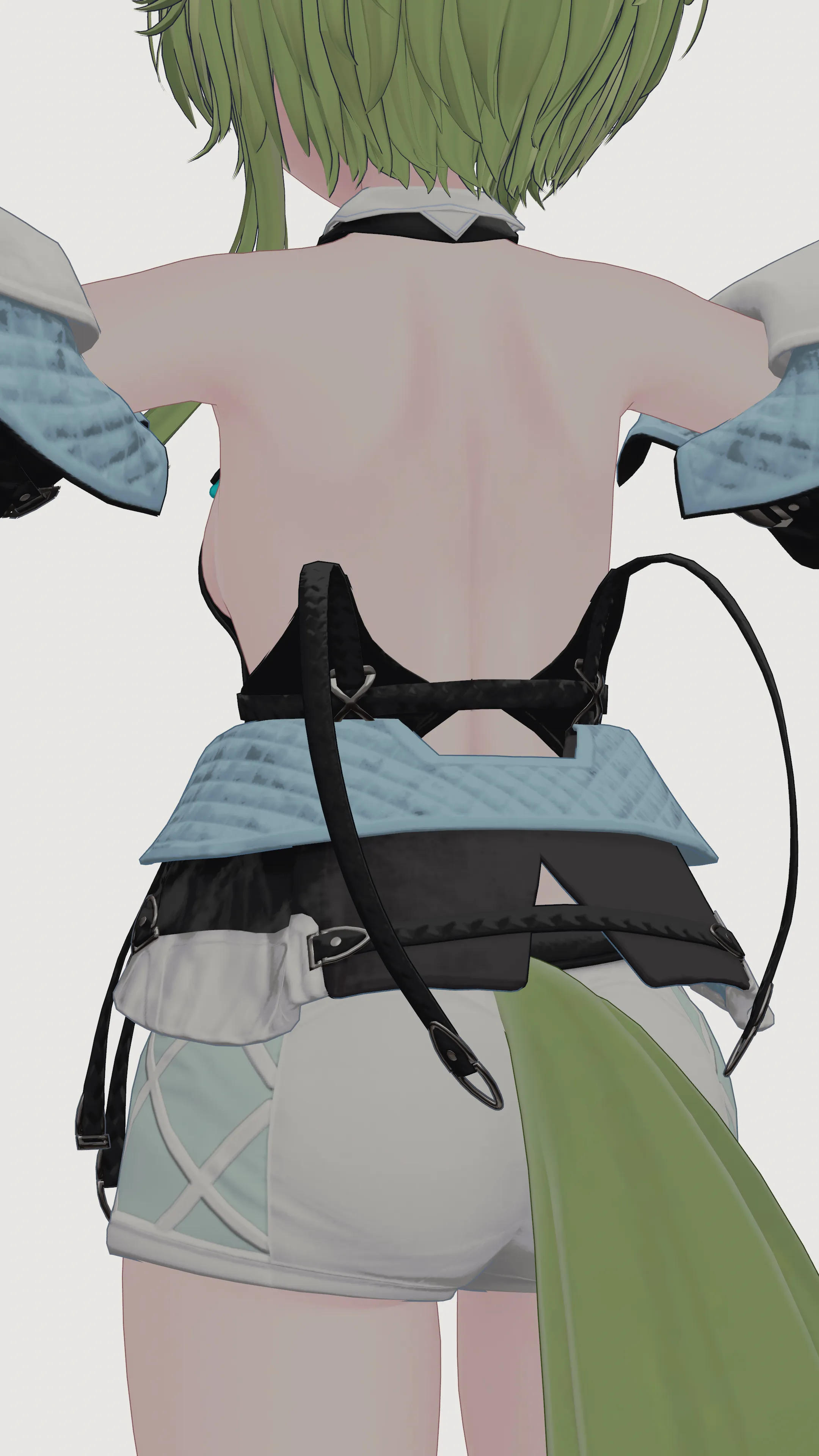 上半身後ろから